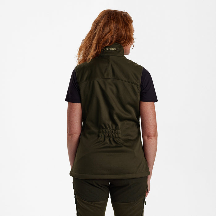 Lady Excape Softshell-Weste Art Green - Deerhunter