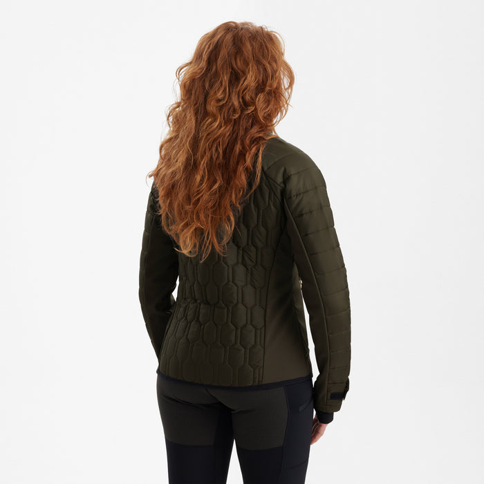 Lady Mossdale Steppjacke Forest Green - Deerhunter