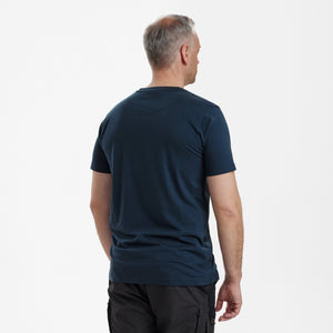 Nolan T-Shirt Dunkelblau - Deerhunter