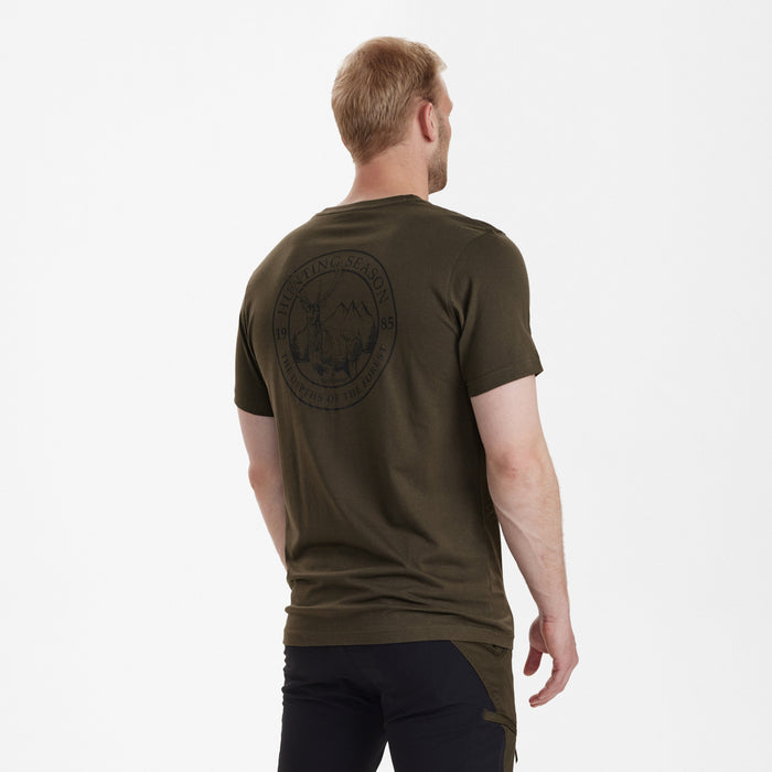 Easton T-Shirt Adventure Green - Deerhunter