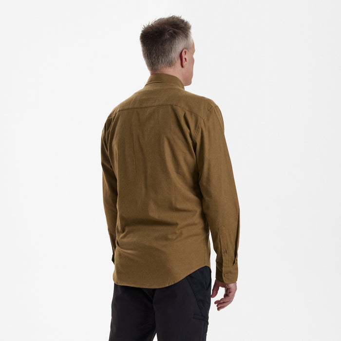 Liam Hemd Ocher Brown - Deerhunter