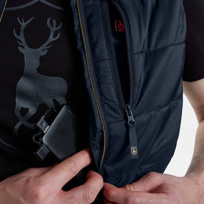 Wärmegepolsterte Weste – blau – Deerhunter