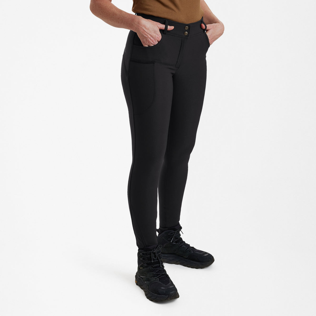 Damen-Jagdtights Schwarz - Deerhunter