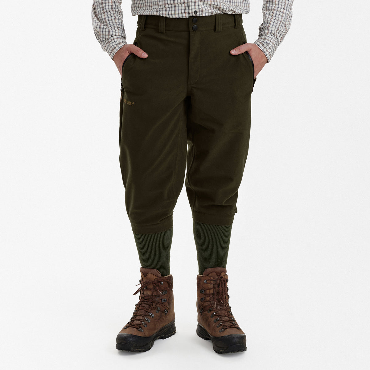 Pro Wildhüter-Kniebundhose - Peat - Deerhunter