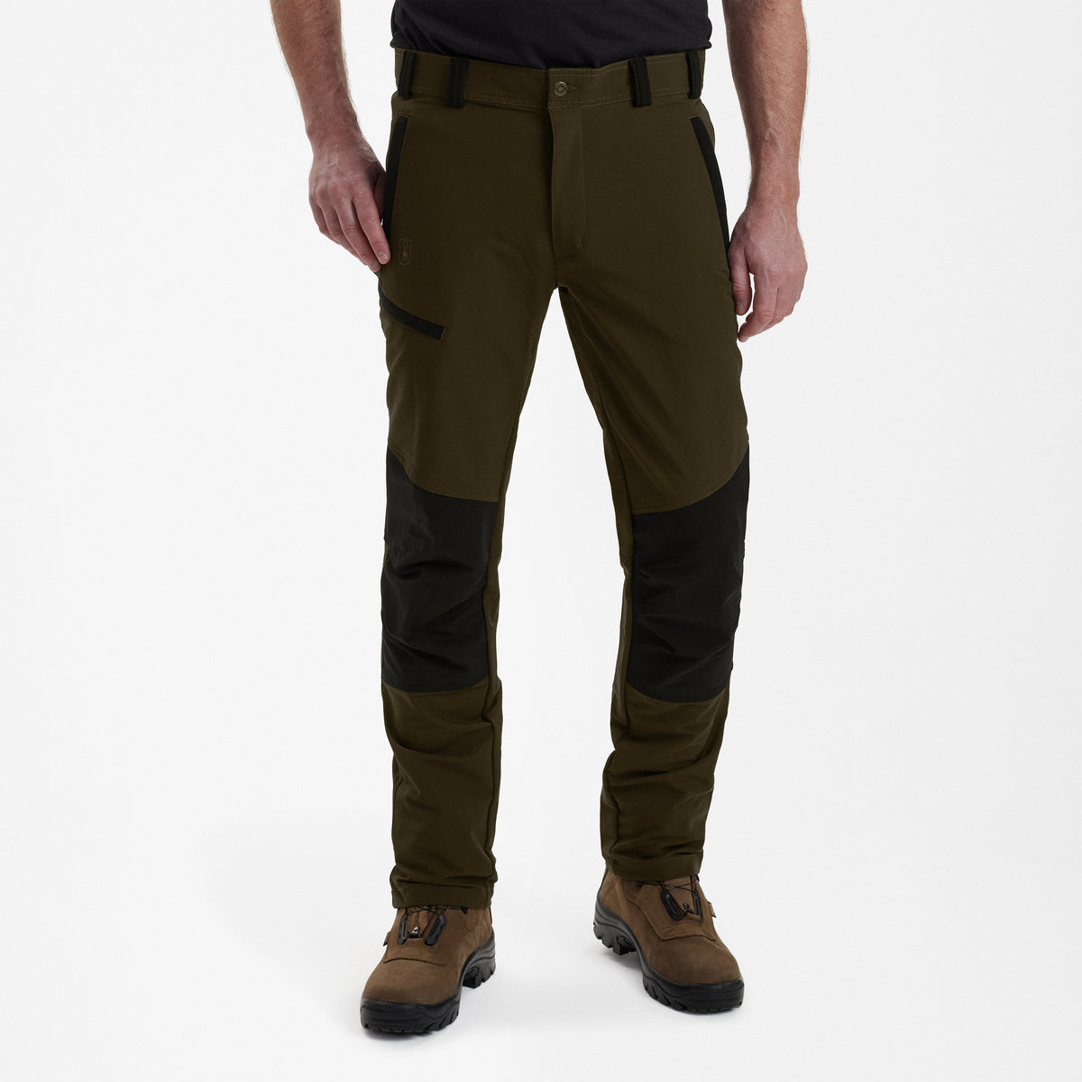 Strike Full Stretch Hose Herren – Schwarz/leaf – Deerhunter