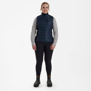 Lady Caroline gesteppte Weste Blau - Deerhunter