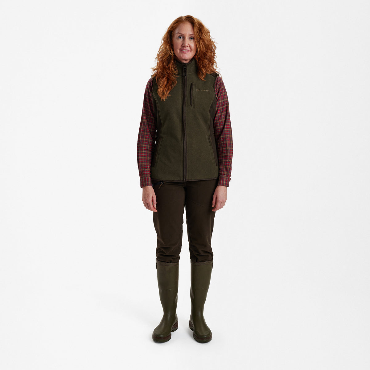 Lady Pam Gebondete Fleeceweste - Deerhunter