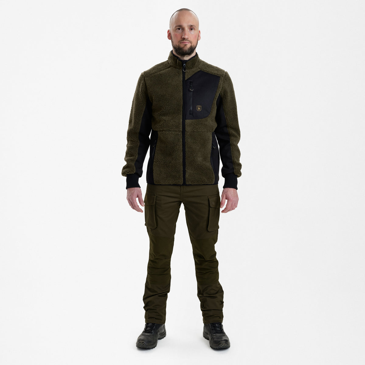 Rogaland Faserpelzjacke Grün - Deerhunter
