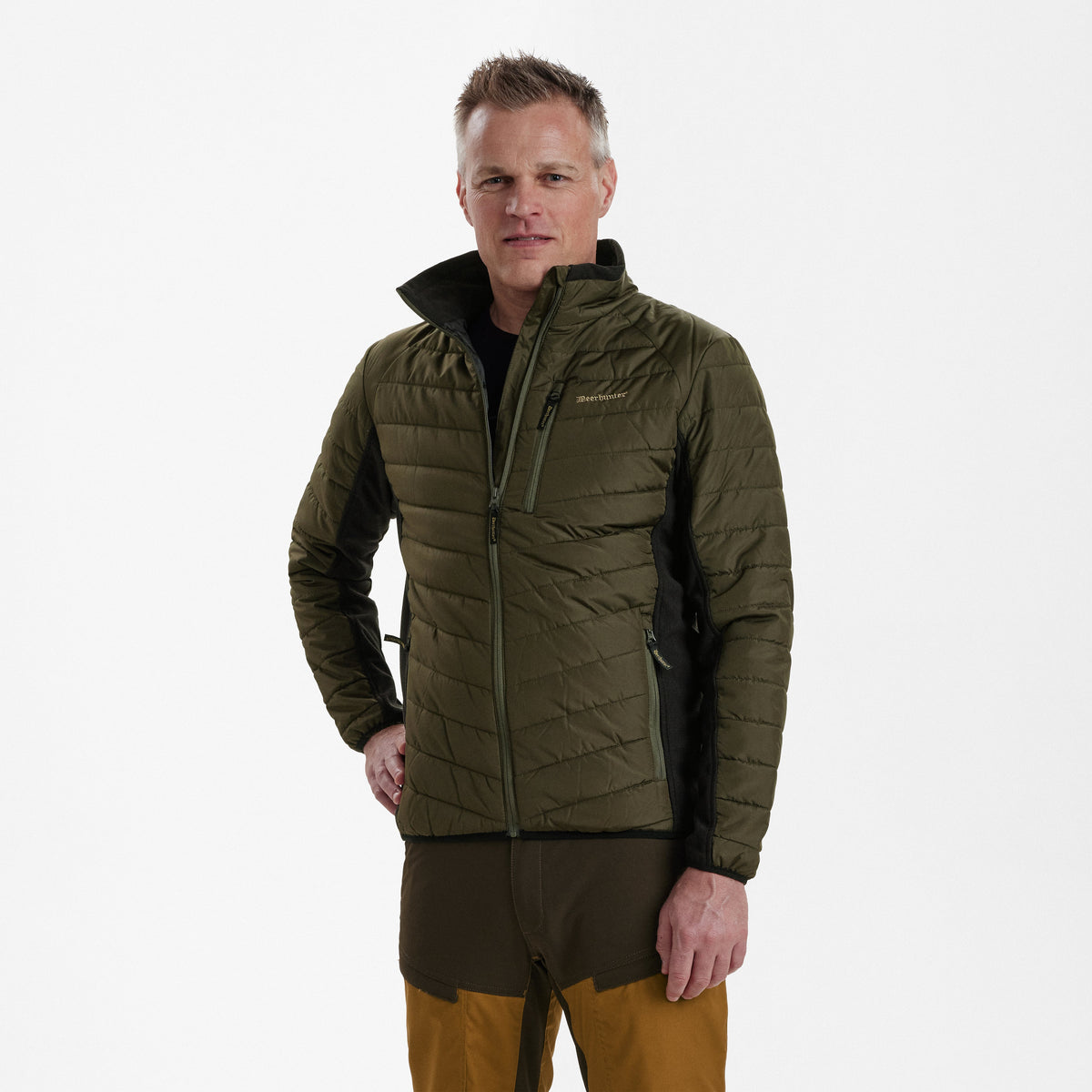 Moor Wattierte Jacke mit Softshell - Deerhunter