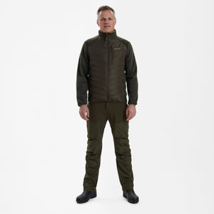 Moor Steppjacke mit Strick Grün - Deerhunter