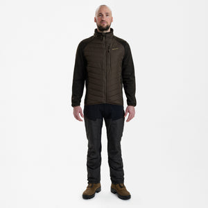 Moor Steppjacke mit Strick - Braun - Deerhunter