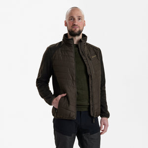 Moor Steppjacke mit Strick - Braun - Deerhunter