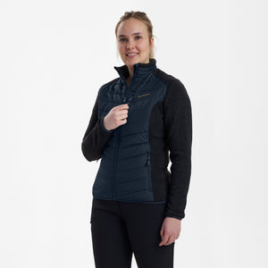 Lady Caroline Wattierte Jacke - Blau - Deerhunter