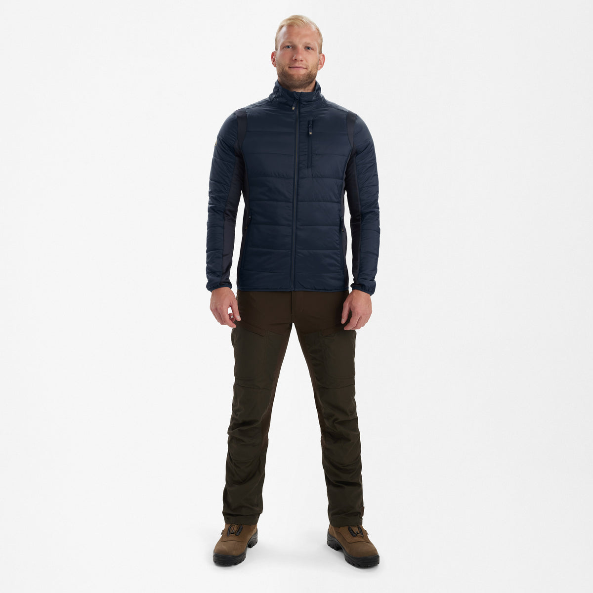 Heat gesteppte Jacke - Dunkelblau - Deerhunter