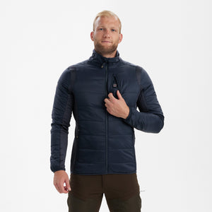 Heat gesteppte Jacke - Dunkelblau - Deerhunter