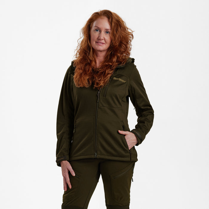 Lady Excape Softshell-Jacke Art Green - Deerhunter