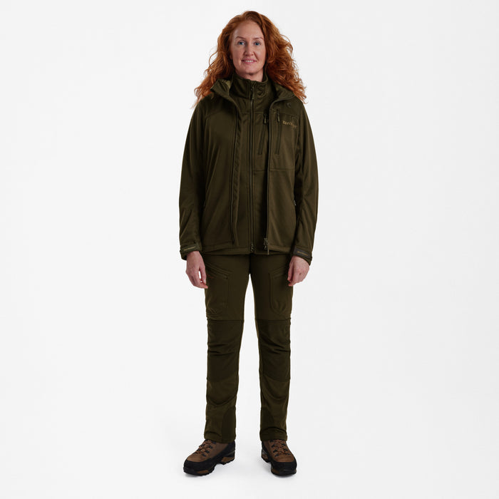 Lady Excape Softshell-Jacke Art Green - Deerhunter