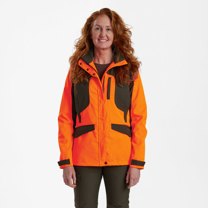 Lady Ann Extreme Jacke mit Membran Orange - Deerhunter