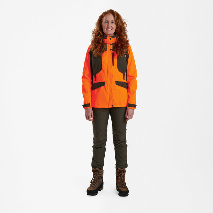 Lady Ann Extreme Jacke mit Membran Orange - Deerhunter