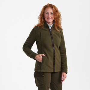 Lady Eagle Fleecejacke Tarmac Green - Deerhunter