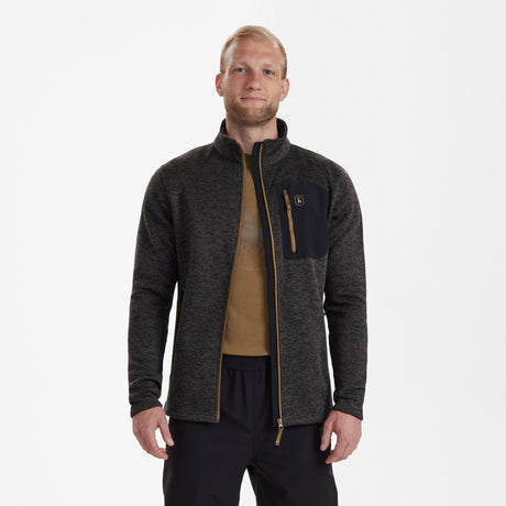 Sarek Strickjacke Dunkelgrau - Deerhunter