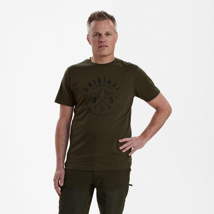 Nolan T-Shirt - Deep Green - Deerhunter