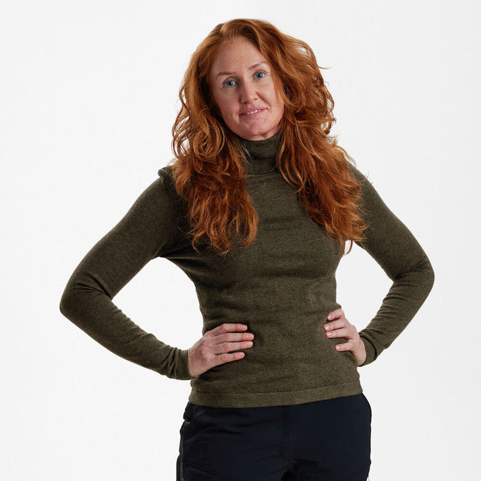Rollkragenpullover Lady Darlington – Zypresse – Deerhunter