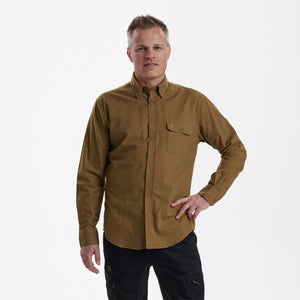 Liam Hemd Ocher Brown - Deerhunter