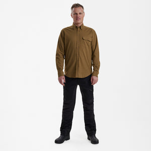 Liam Hemd Ocher Brown - Deerhunter