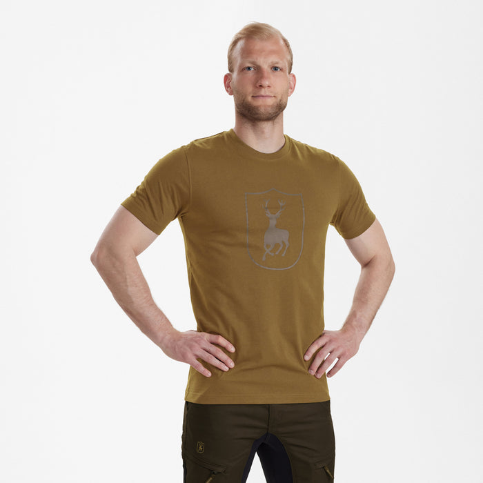 Logo T-Shirt Butternut - Deerhunter