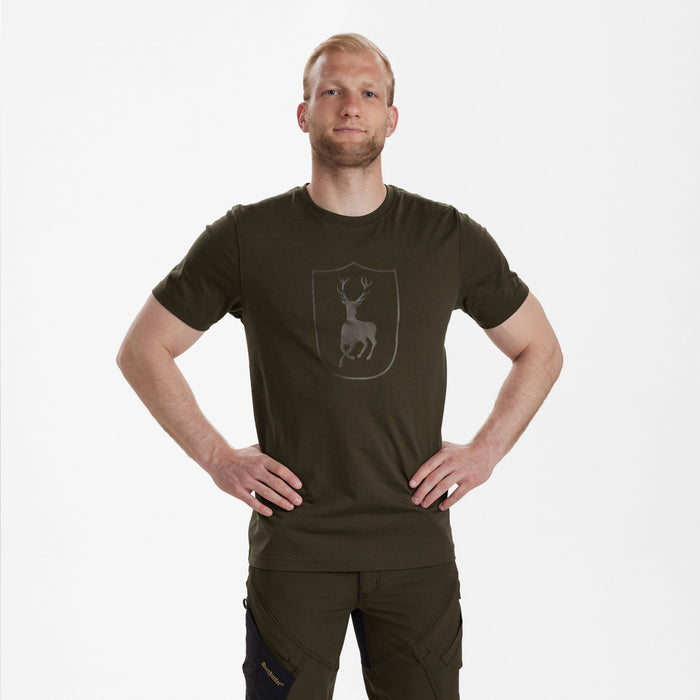 Logo-T-Shirt Fallen Leaf - Deerhunter