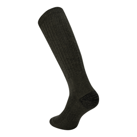 Wolle-Seide-Socken Forest Green - Deerhunter