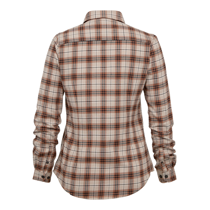 Lady Louisa Hemd Orange Check - Deerhunter