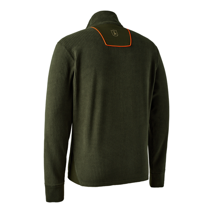 Chamois-Fleecejacke mit durchgehendem Reißverschluss Forest Green - Deerhunter
