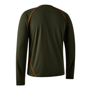 Chamois T-Shirt mit langen Ärmeln Forest Green - Deerhunter
