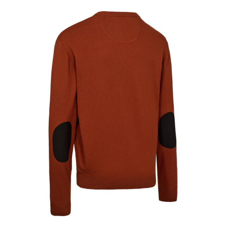 Harrington Strickpullover mit V-Ausschnitt - Oak Rust Melange – Deerhunter
