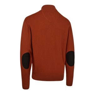 Harrington Strick mit Reißverschlusskragen - Oak Rust Melange - Deerhunter