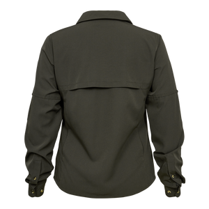 Damen Canopy Hemd - Forest Green - Deerhunter