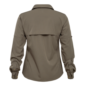 Damenhemd Canopy Stone Grey - Deerhunter