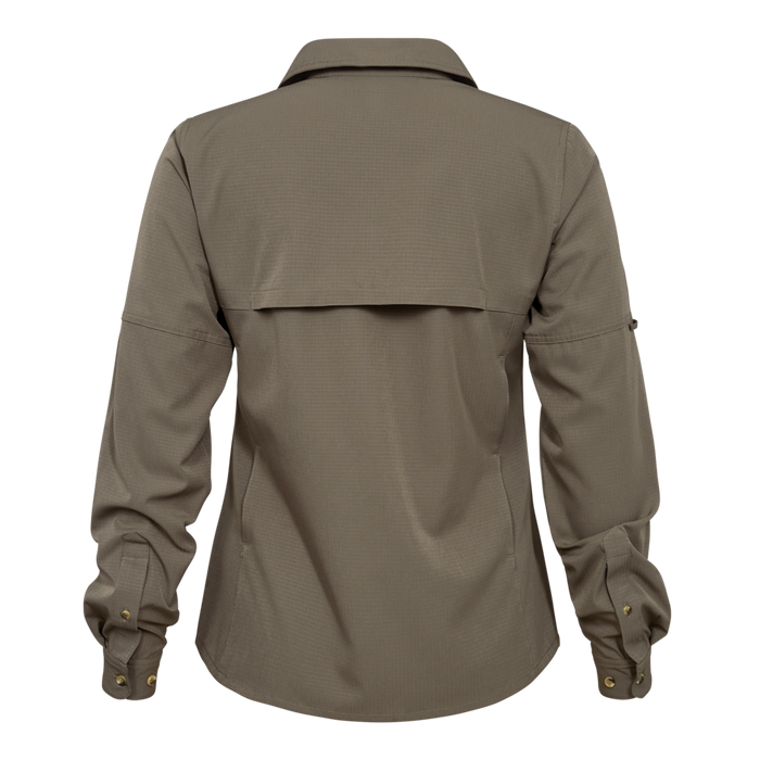 Damenhemd Canopy Stone Grey - Deerhunter