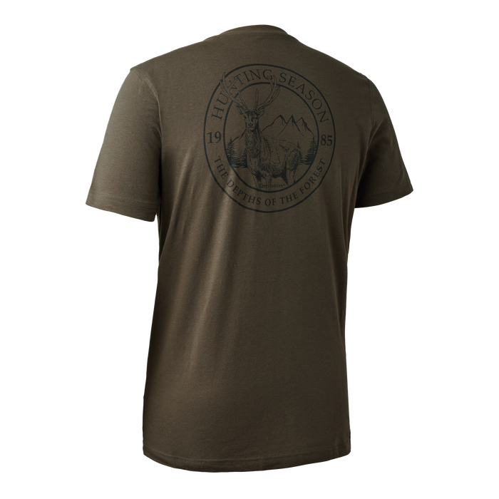 Easton T-Shirt Adventure Green - Deerhunter