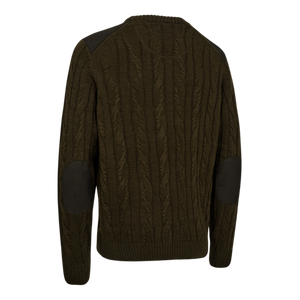 Randall Strickpullover mit Rundhalsausschnitt Art Green - Deerhunter