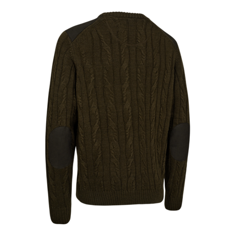Randall Strickpullover mit Rundhalsausschnitt Art Green - Deerhunter
