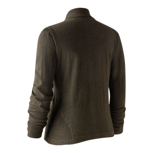Lady Darlington Strickcardigan - Dark Elm - Deerhunter