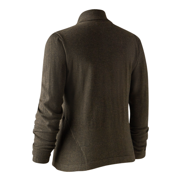 Lady Darlington Strickcardigan - Dark Elm - Deerhunter