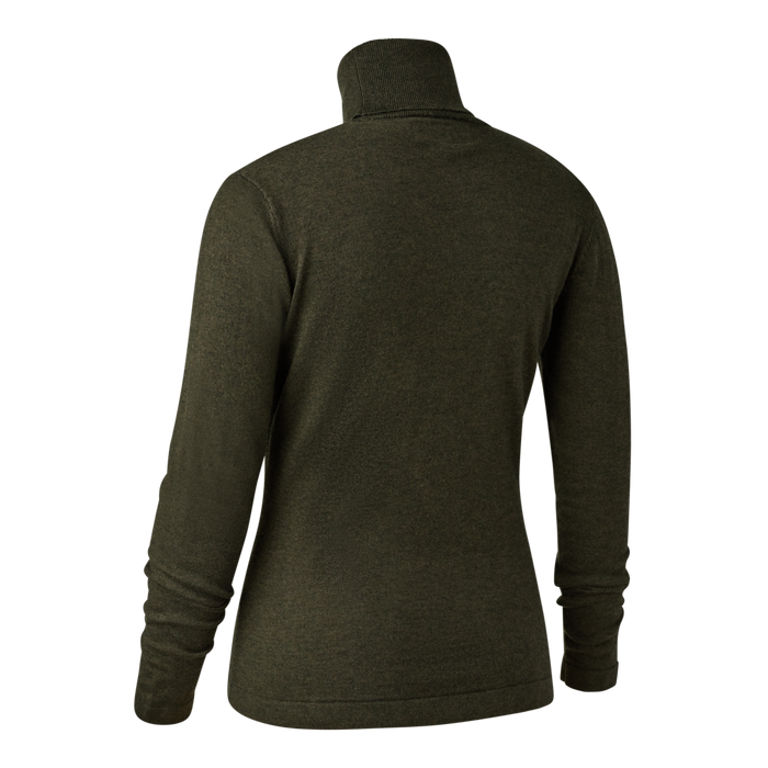 Rollkragenpullover Lady Darlington – Grün – Deerhunter