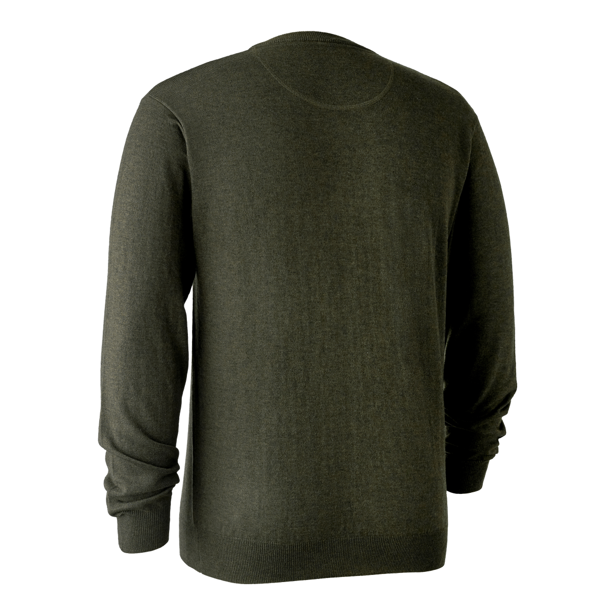 Kingston Strickpullover mit V-Ausschnitt - Green Melange – Deerhunter