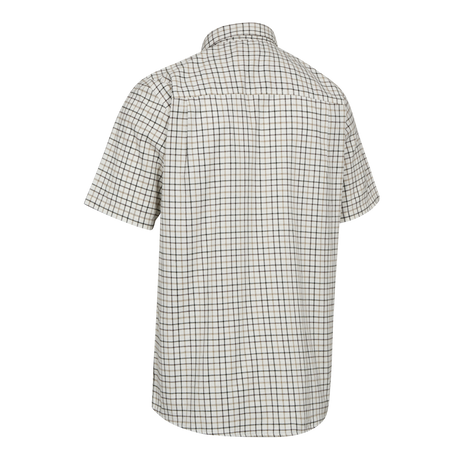 Gavin Hemd S/S - Beige Check – Deerhunter