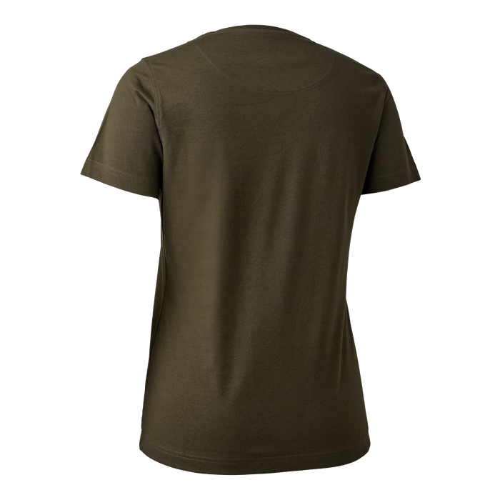 Damen T-Shirt mit Logo Fallen Leaf - Deerhunter
