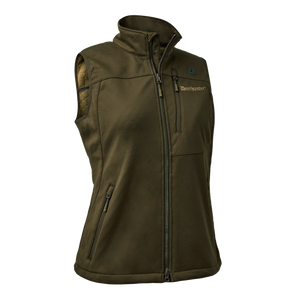 Lady Excape Softshell-Weste Art Green - Deerhunter